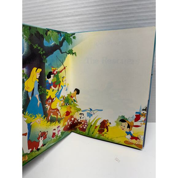 Vintage Walt Disney's The Rescuers Storybook 1989 Hardcover - Picture 3 of 5